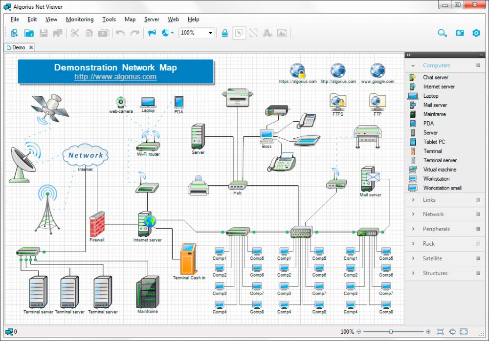 Algorius Net Viewer 6.3 (Shareware 17.38Mb)