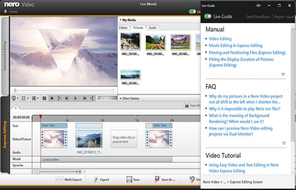 Nero Video 2020 2.1.1.7 (Shareware 360.13Mb)