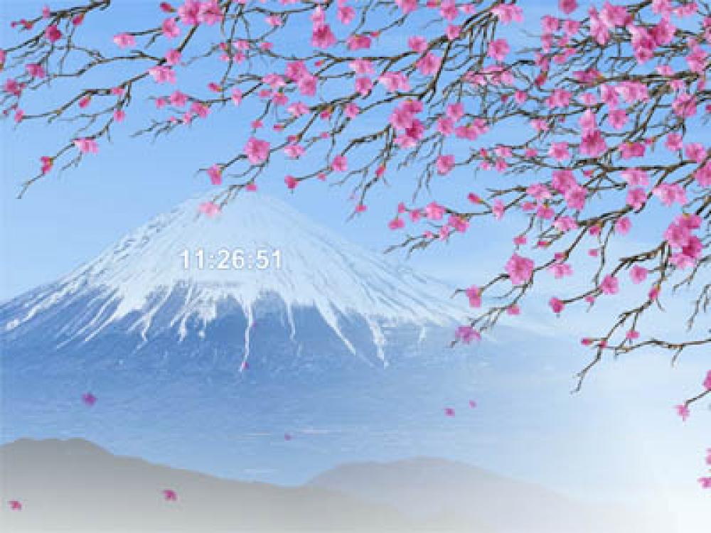 Japan Spring Screensaver 1.0 (Freeware 11.95Mb)