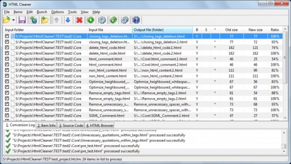 HTML Cleaner 1.00 (Freeware 1.95Mb)