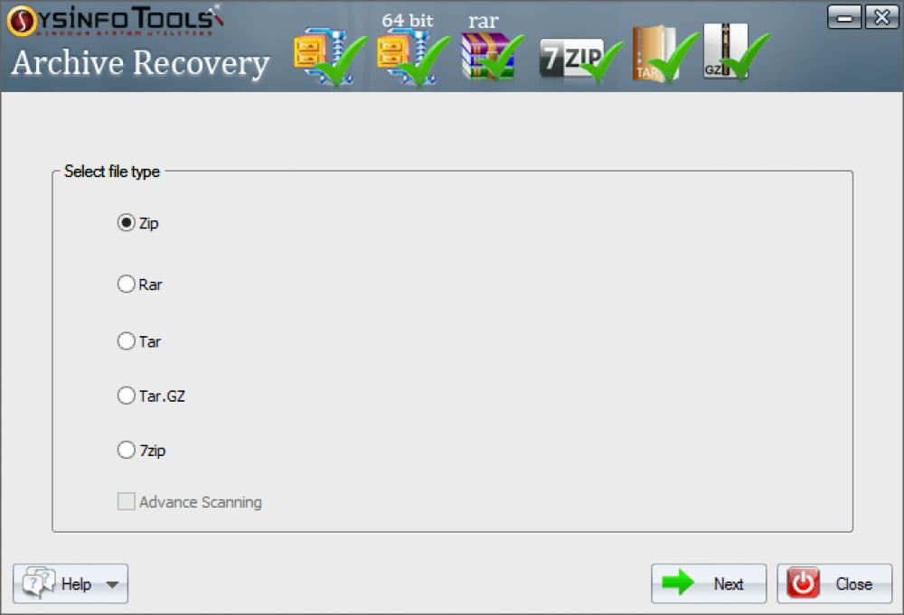 Archive Recovery 2.0 (Shareware 4.43Mb)