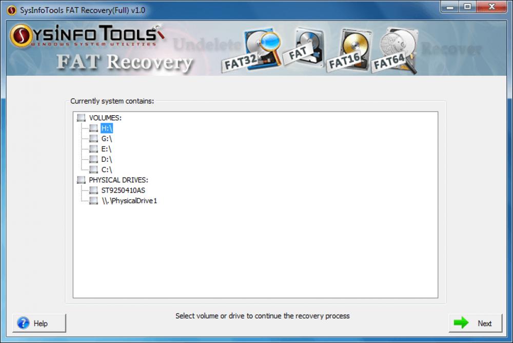 FAT Recovery 1 (Shareware 1.60Mb)