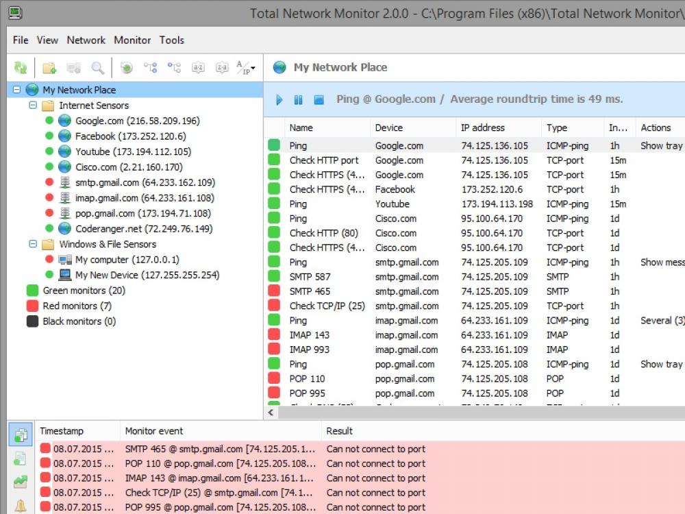 Total Network Monitor 2.3.0 (Shareware 8.94Mb)