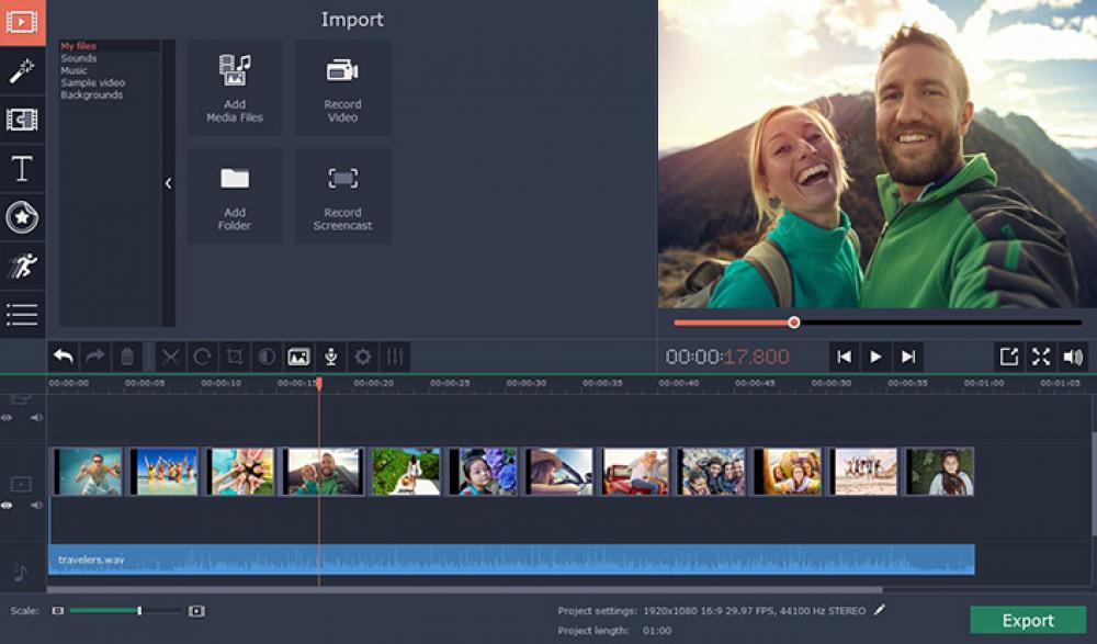 Movavi Video Editor Plus for Mac 5.3 (Shareware 0.16Mb)