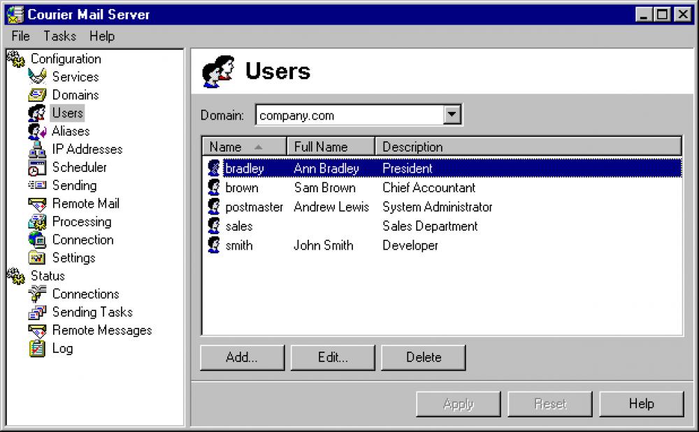 Courier Mail Server 3.10 (Shareware 1.24Mb)