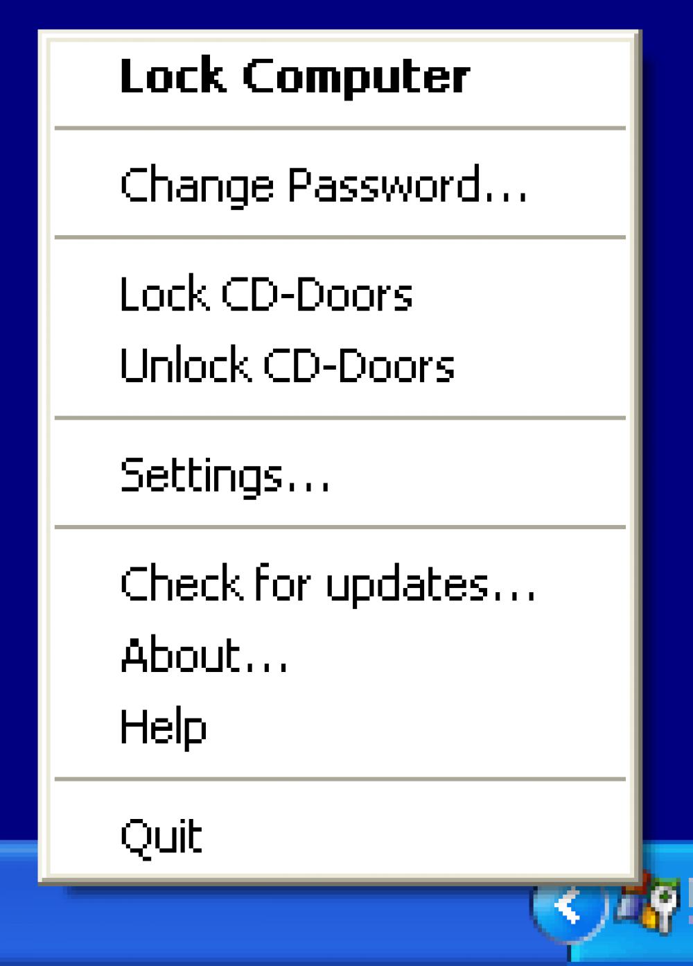 Lock My PC Free Edition 4.9.5 (Freeware 2.30Mb)