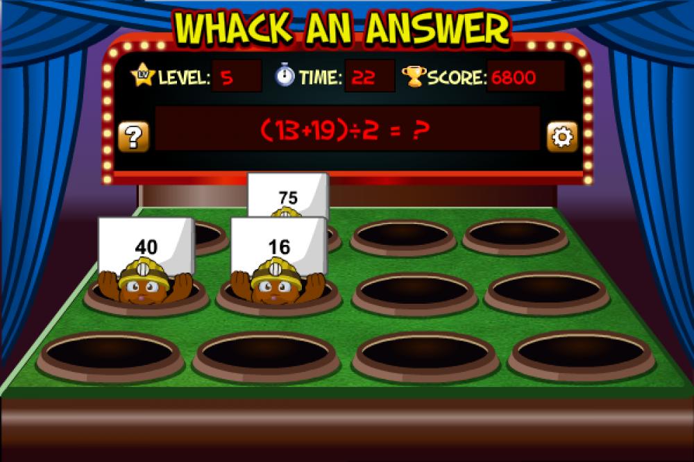 Whack an Answer 1.0.0 (Freeware 0.64Mb)