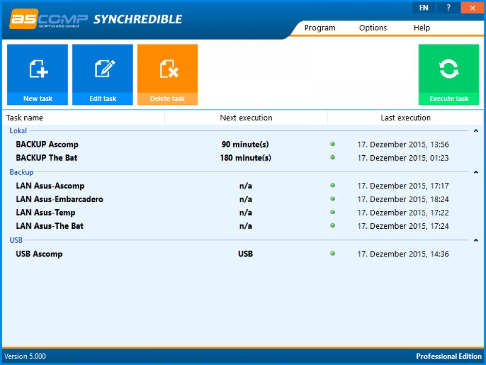 Synchredible 5.300 (Freeware 6.40Mb)