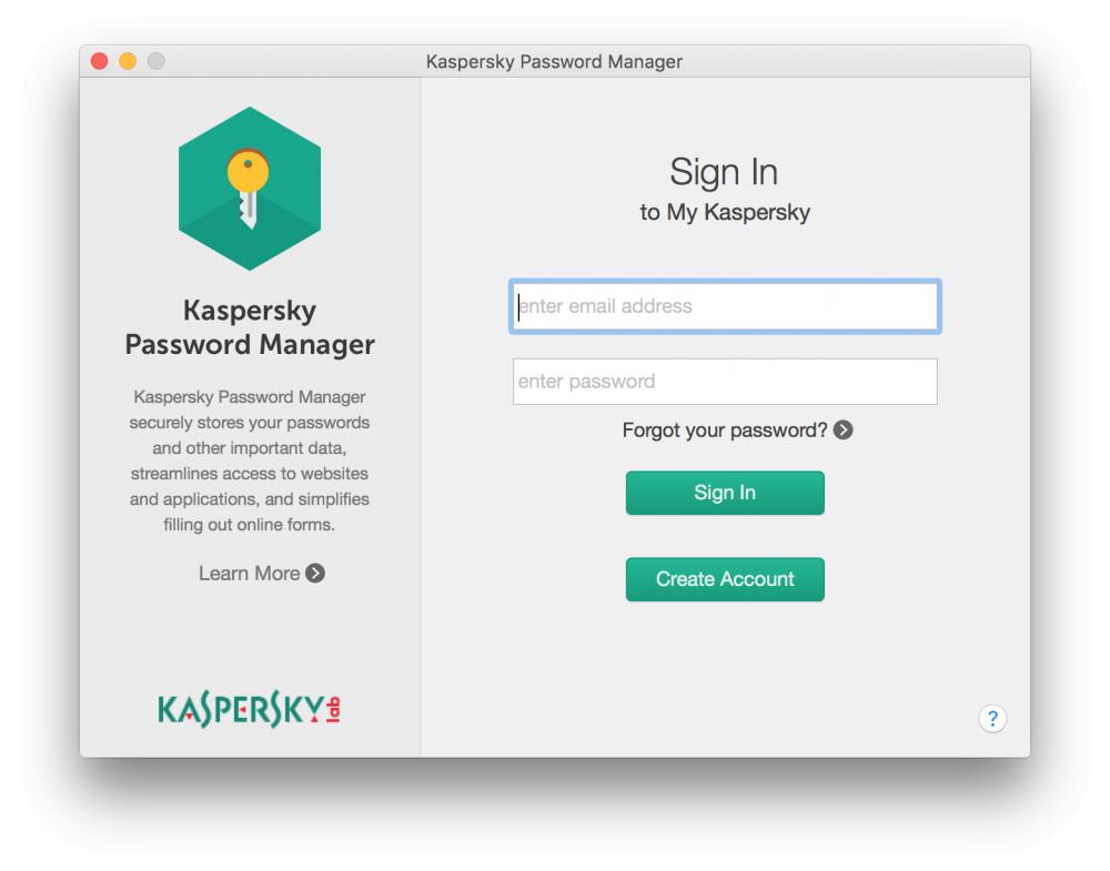 Kaspersky Password Manager for Windows 9.0.1.447 (Freeware 8.48Mb)