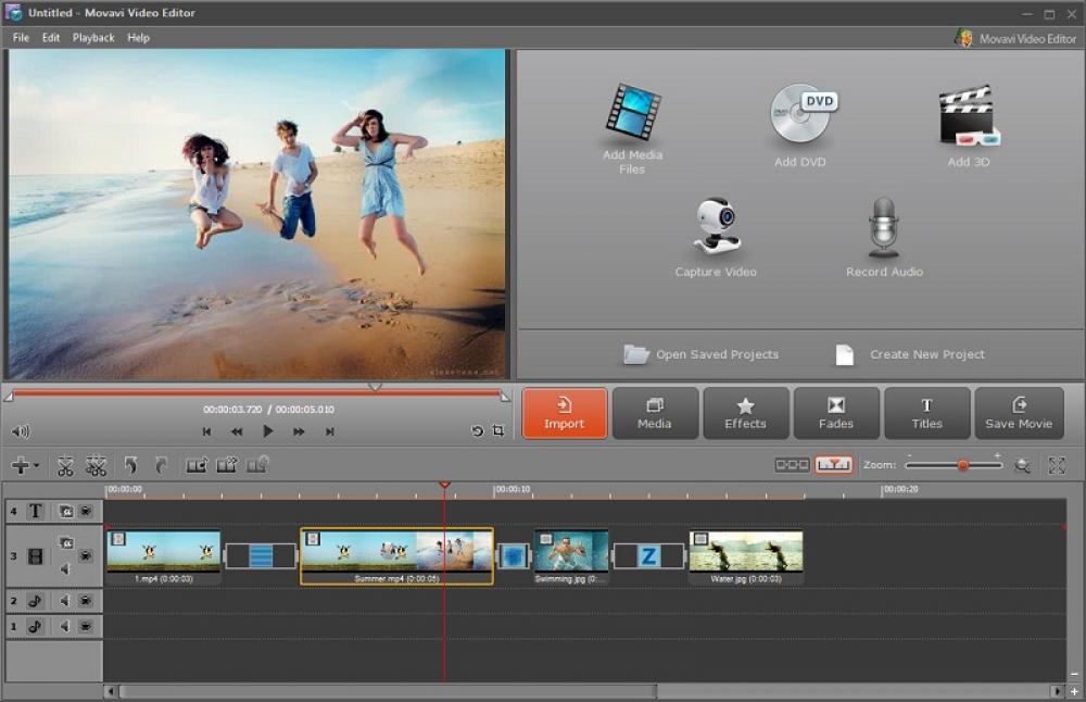 Movavi Video Editor 10.0.0 (Shareware 117.77Mb)