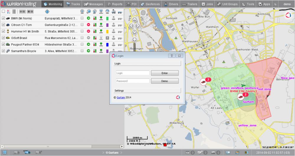 Wialon GPS Tracker 1.2 (Freeware 22.77Mb)