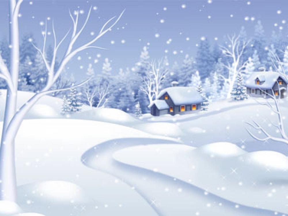 Morning Snowfall Wallpaper 2.0 (Freeware 2.91Mb)