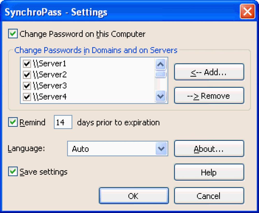 SynchroPass 1.02 (Freeware 0.70Mb)