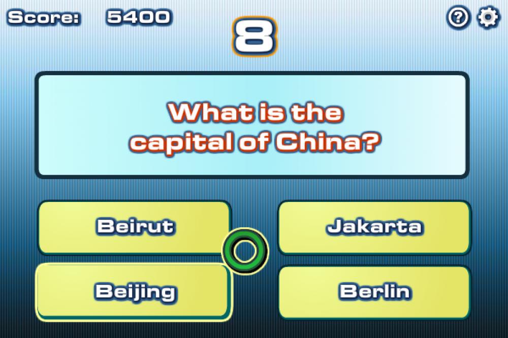 World Capitals Quiz 1.5.1 (Freeware 0.26Mb)