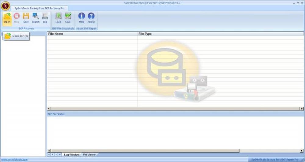 SysInfoTools Backup Exec BKF Repair Pro 1 (Shareware 3.30Mb)