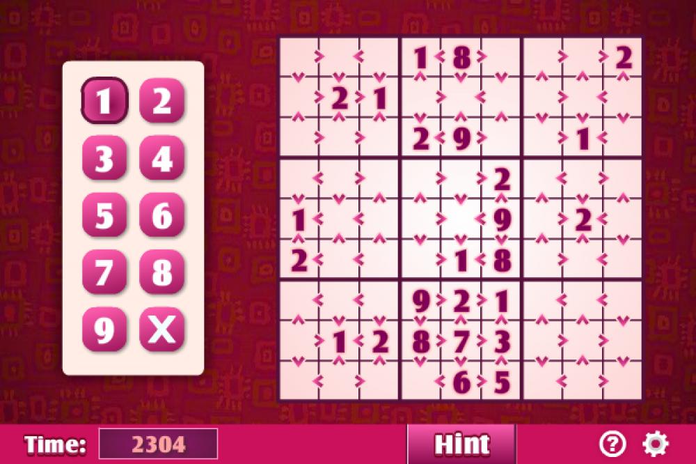 Greater Than Sudoku 1.4.2 (Freeware 0.64Mb)