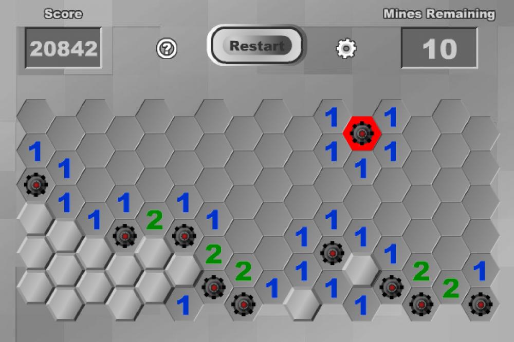 Hex Mines 1.10.1 (Freeware 0.26Mb)