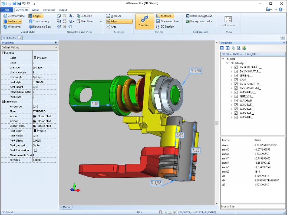 STP Viewer also called ABViewer 14 (Shareware 49.27Mb)