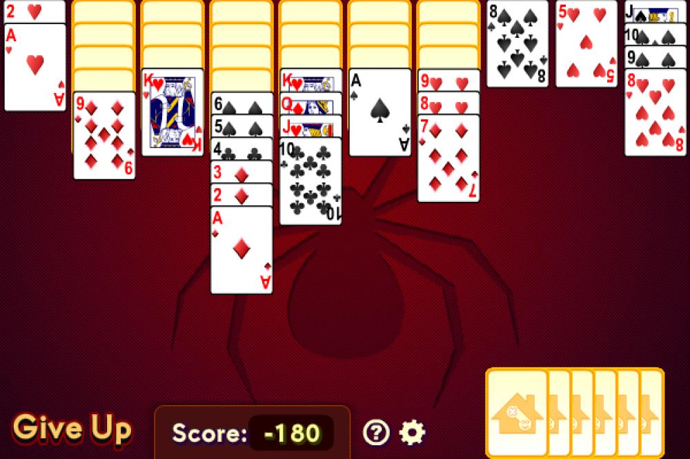 Spider Solitaire (4 suits) 1.3.2 (Freeware 0.29Mb)