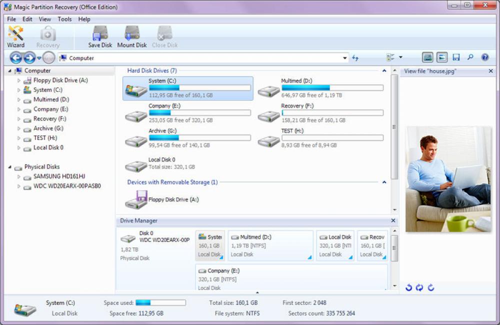 Magic Partition Recovery 2.6 (Shareware 13.32Mb)