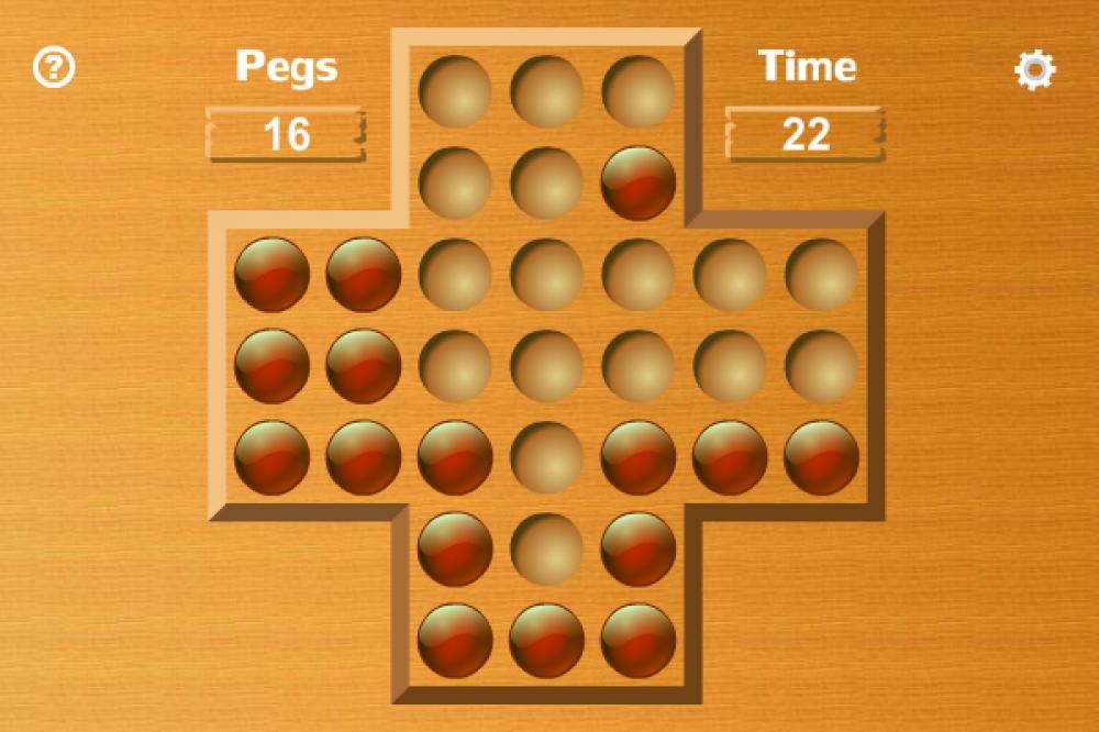 Peg Solitaire 1.5.1 (Freeware 0.26Mb)