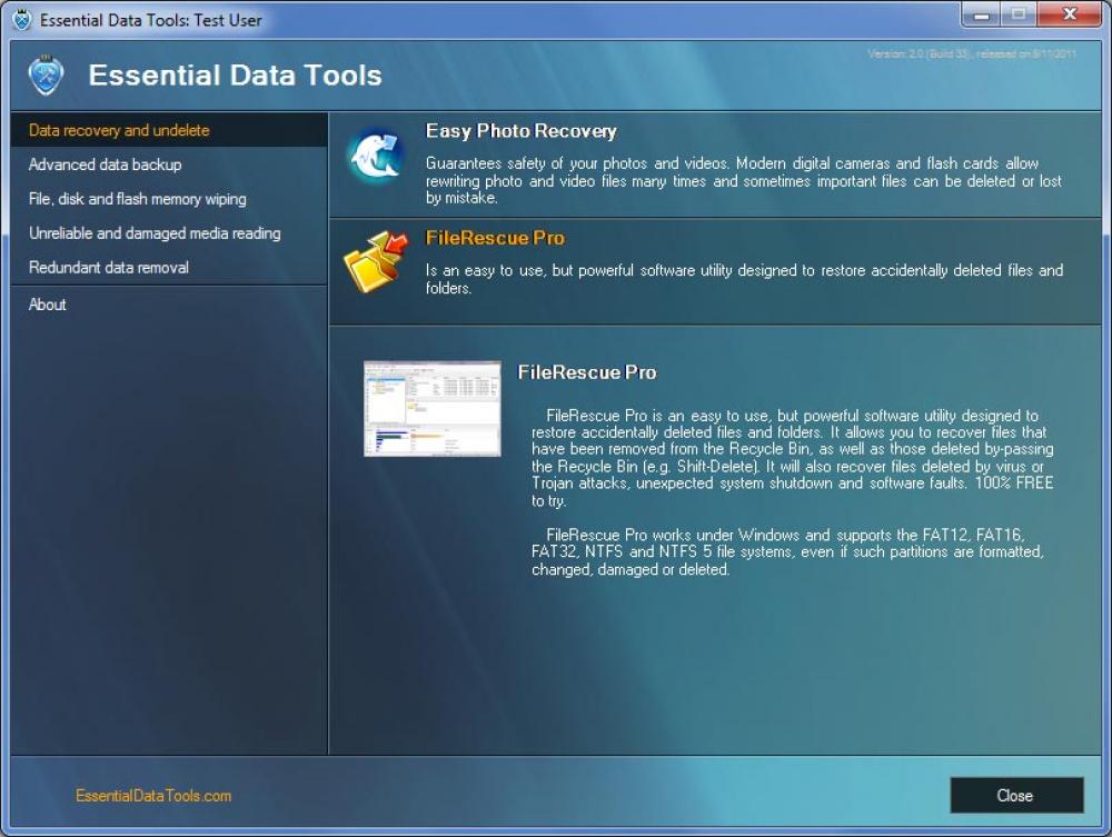 Essential Data Tools 2.7 (Shareware 15.09Mb)