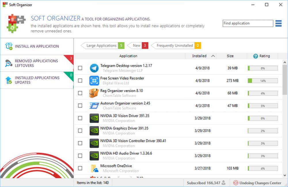 Soft Organizer 7.15 (Freeware 9.65Mb)