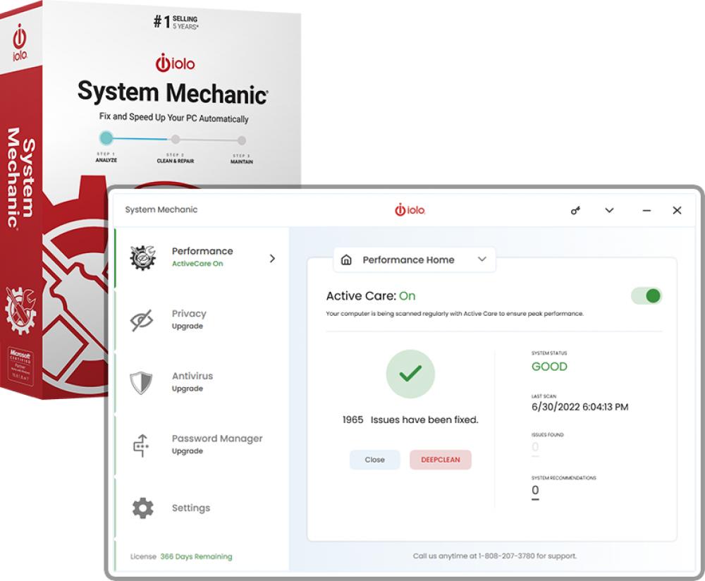 System Mechanic Trial 22.5 (Demo 4.64Mb)