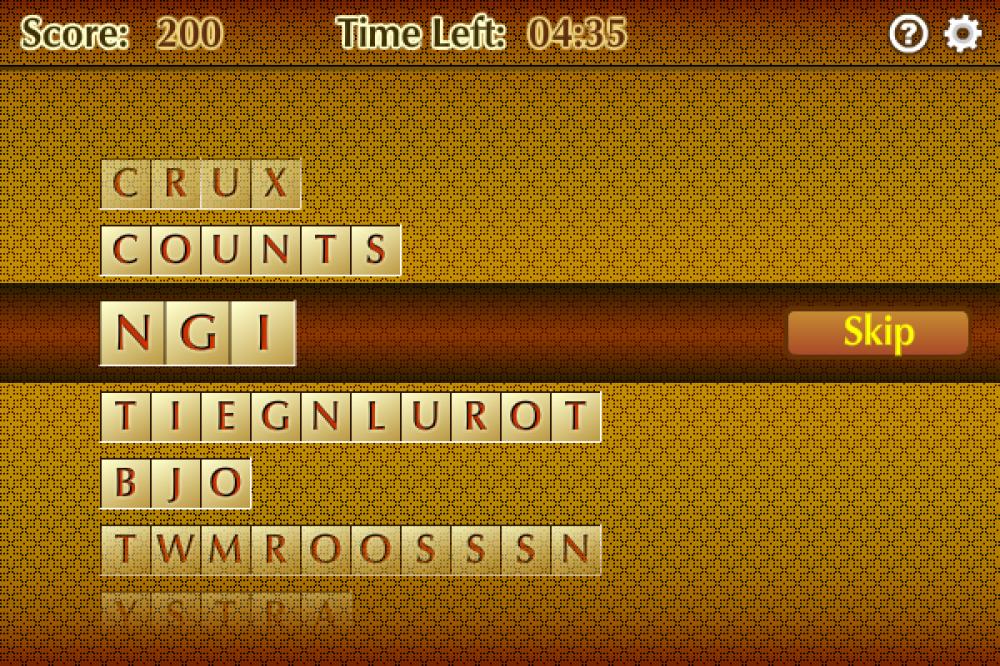 Word Scramble III 1.0.0 (Freeware 0.64Mb)