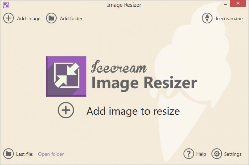 Icecream Image Resizer 2.12 (Shareware 8.49Mb)