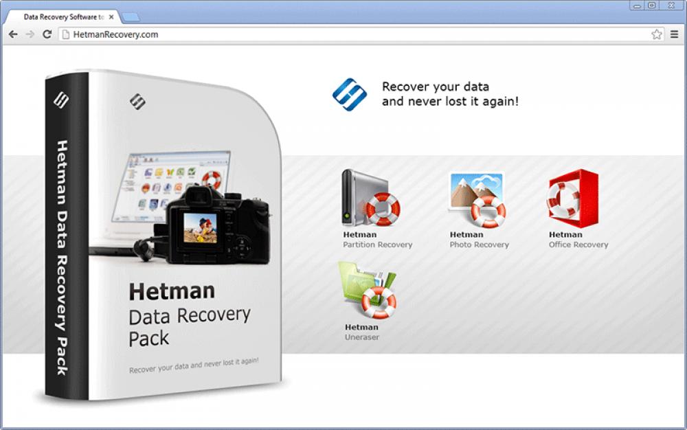 Hetman Data Recovery Pack 2.4 (Shareware 52.44Mb)