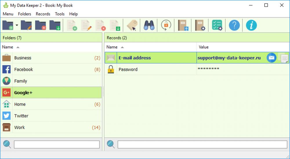 My Data Keeper 2.0.0.40 (Shareware 3.38Mb)