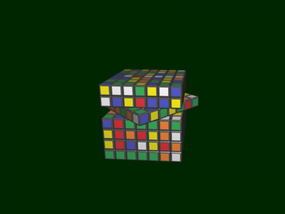 3D Rubik's Screensaver 2.0 (Freeware 1.23Mb)