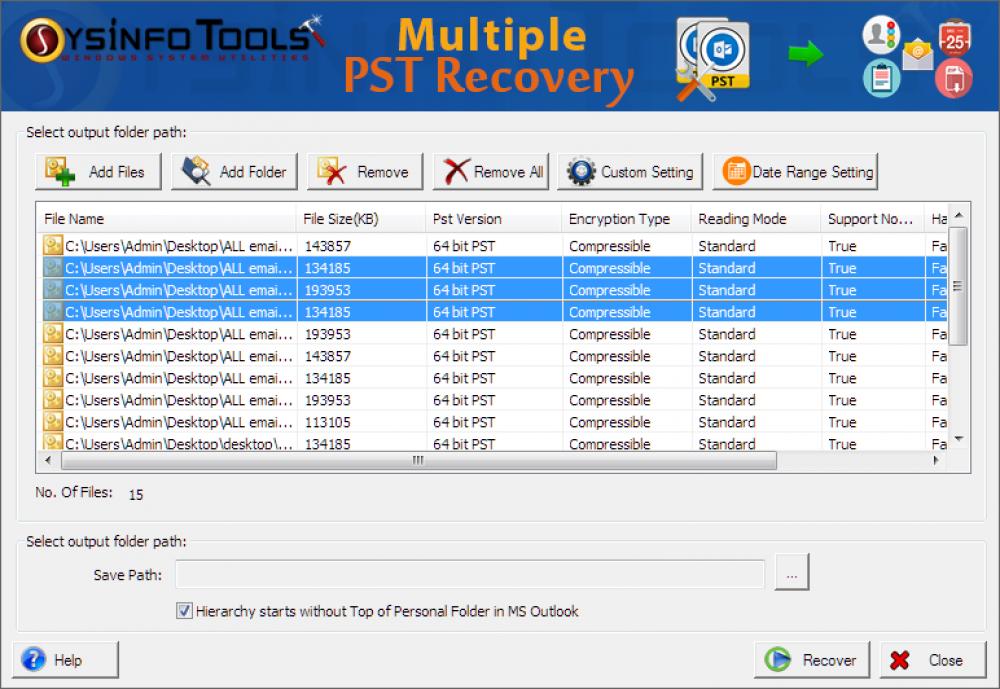 SysInfoTools Advanced Outlook Recovery 8.0 (Shareware 3.81Mb)