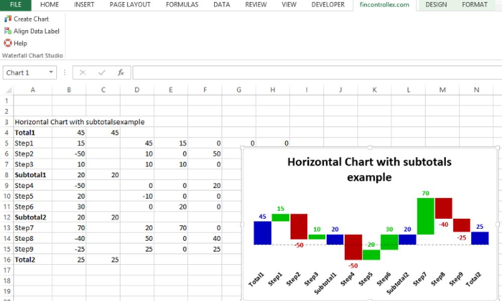 Waterfall Chart Studio 1.0.0.0 (Shareware 1.40Mb)