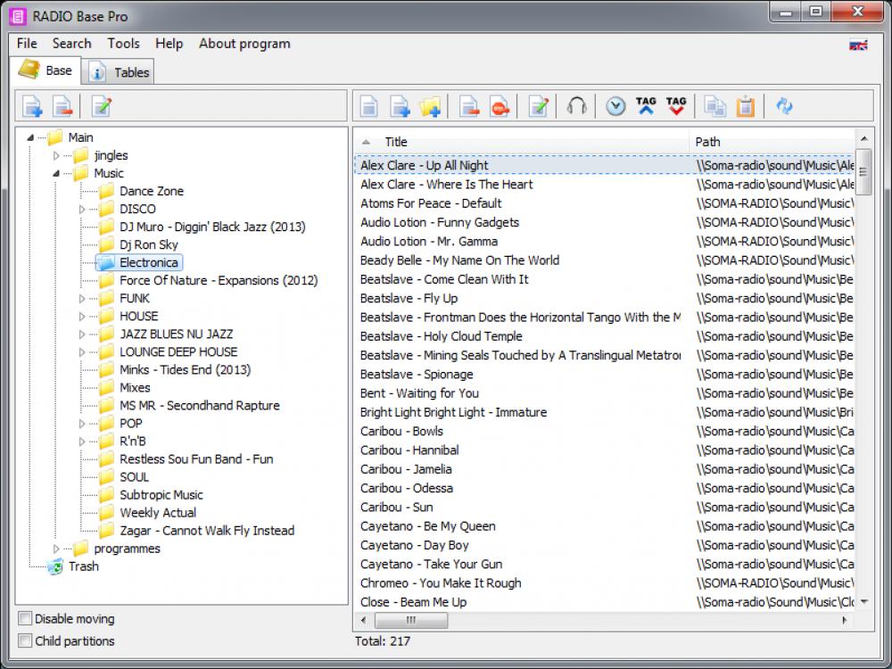 RADIO Base Pro 2.2.0.90 (Freeware 4.87Mb)