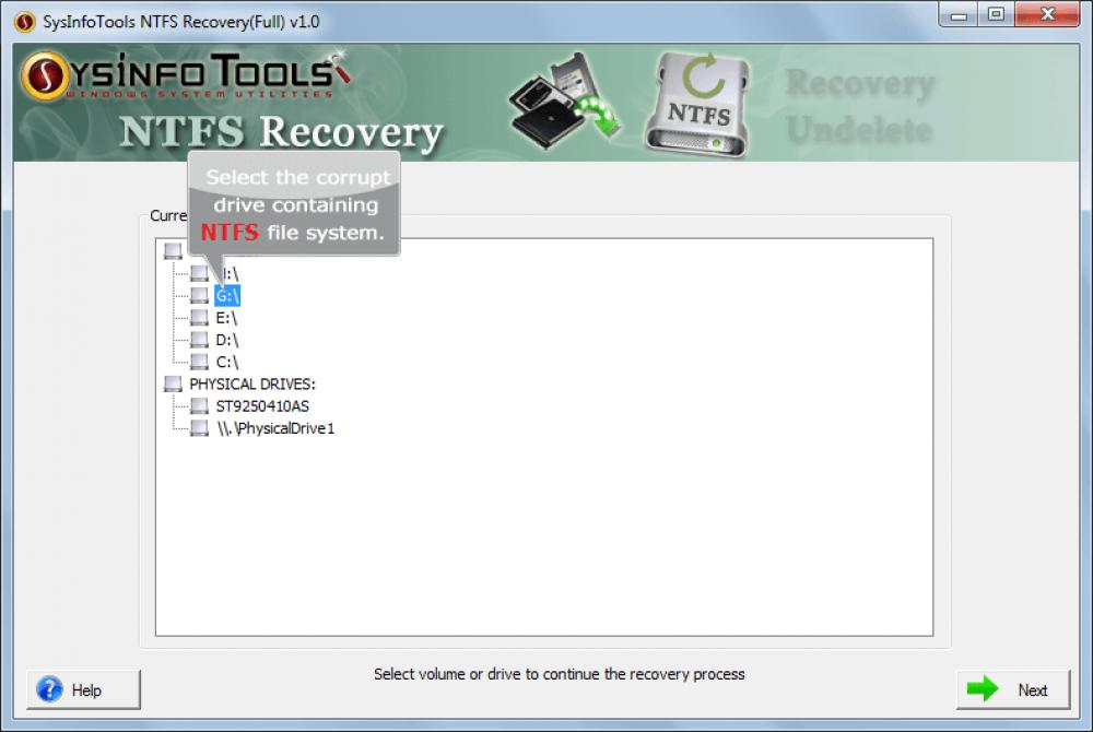 NTFS Recovery 1 (Shareware 1.59Mb)