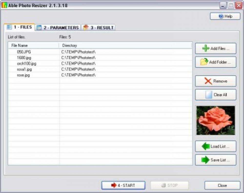 Able Photo Resizer 2.18.7.12 (Shareware 10.73Mb)