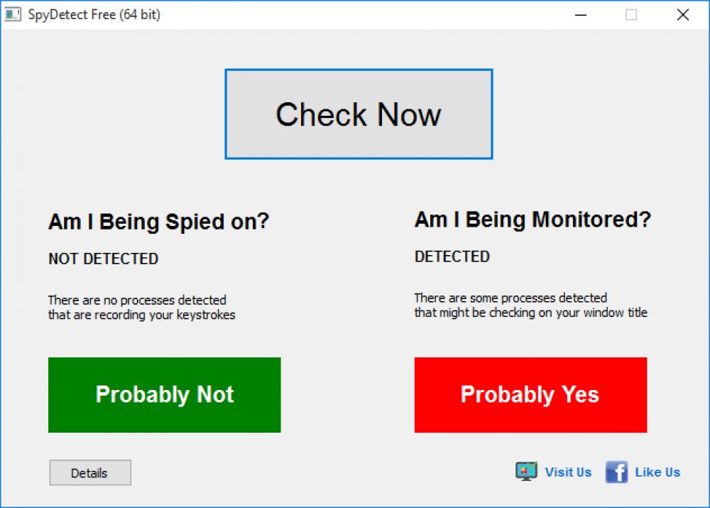 SpyDetect Free 1.0.1 (Freeware 0.91Mb)