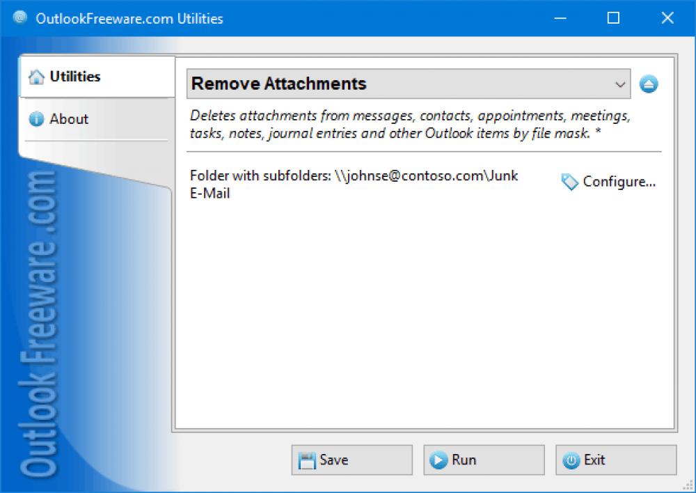 Remove Attachments 4.11 (Freeware 0.30Mb)