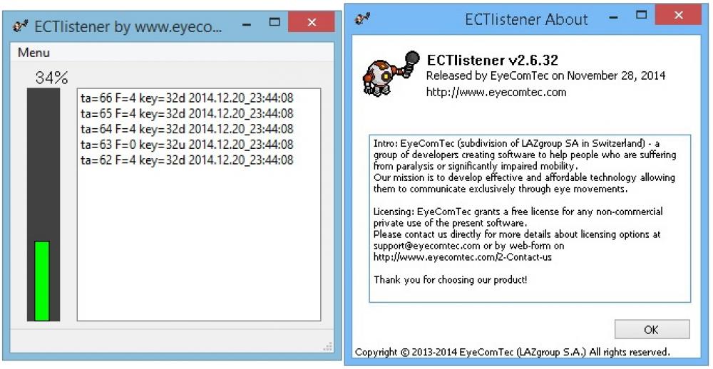 ECTlistener 2.8.2 (Freeware 2.08Mb)