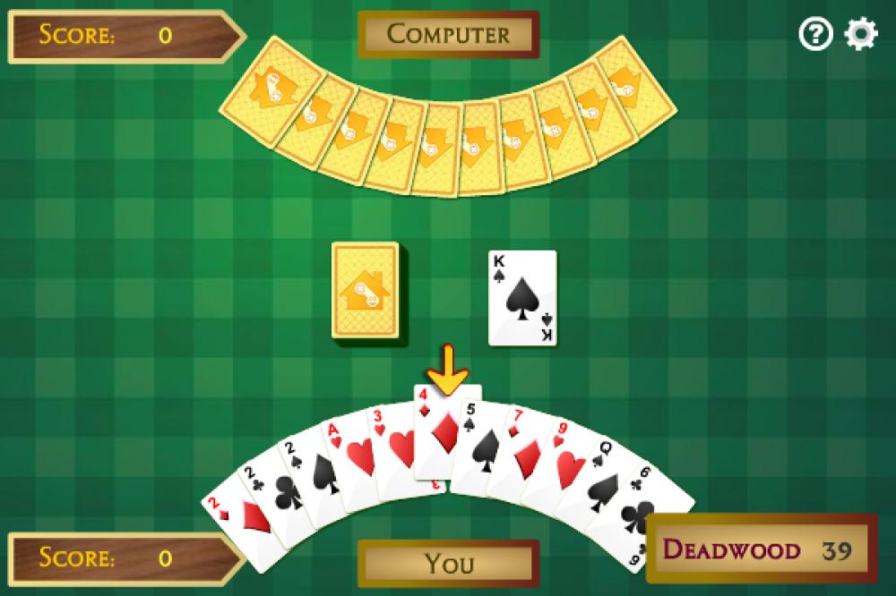 Gin Rummy 1.2.2 (Freeware 0.29Mb)