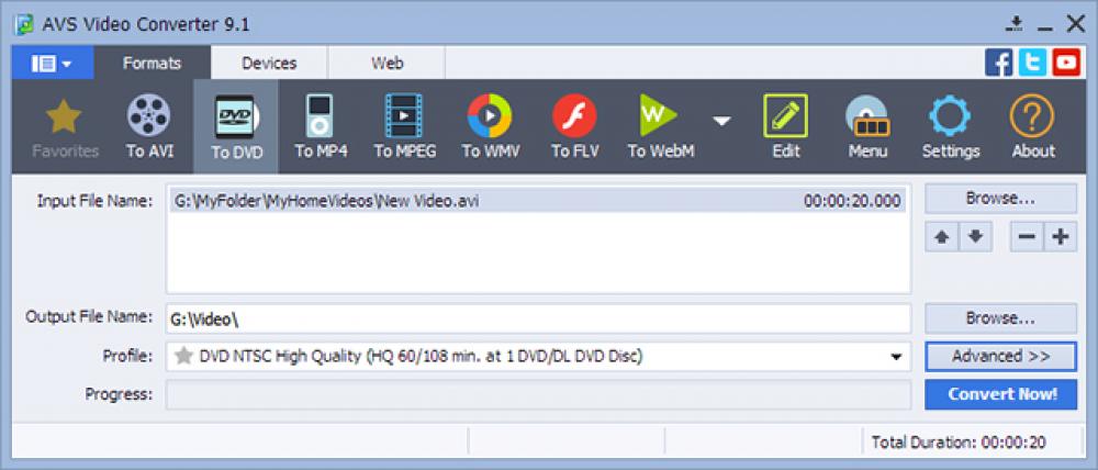 AVS Video Converter 10.1.1.621 (Shareware 63.04Mb)