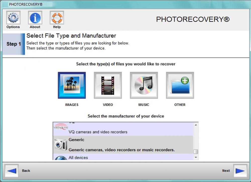 PHOTORECOVERY Professional 2019 for Mac 5.1.9.7 (Demo 34.90Mb)