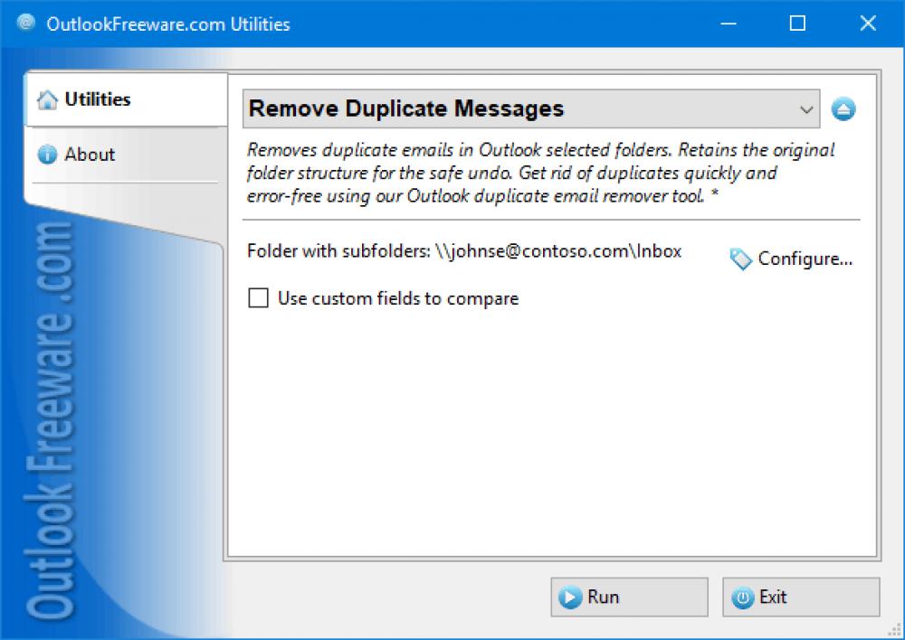 Remove Duplicate Messages for Outlook 4.20 (Freeware 0.32Mb)