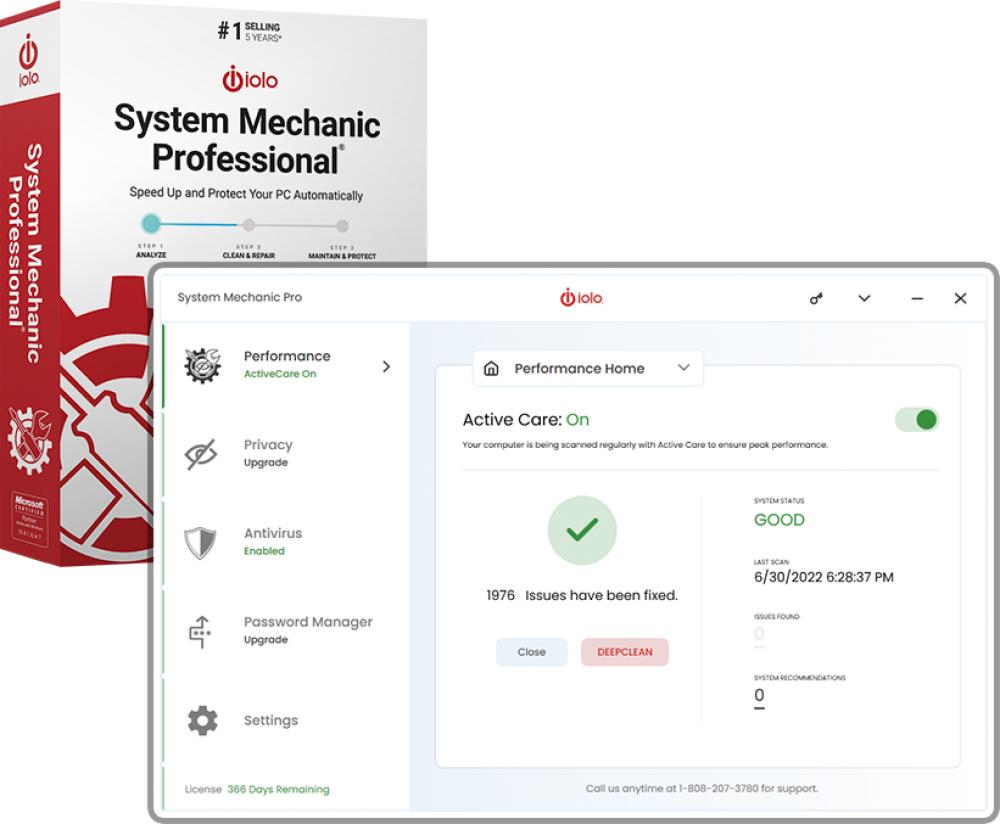 System Mechanic Professional 23.1 (Shareware 4.64Mb)