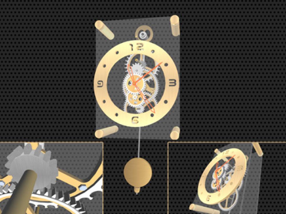 Pendulum Clock 3D Screensaver 2.0 (Freeware 3.34Mb)