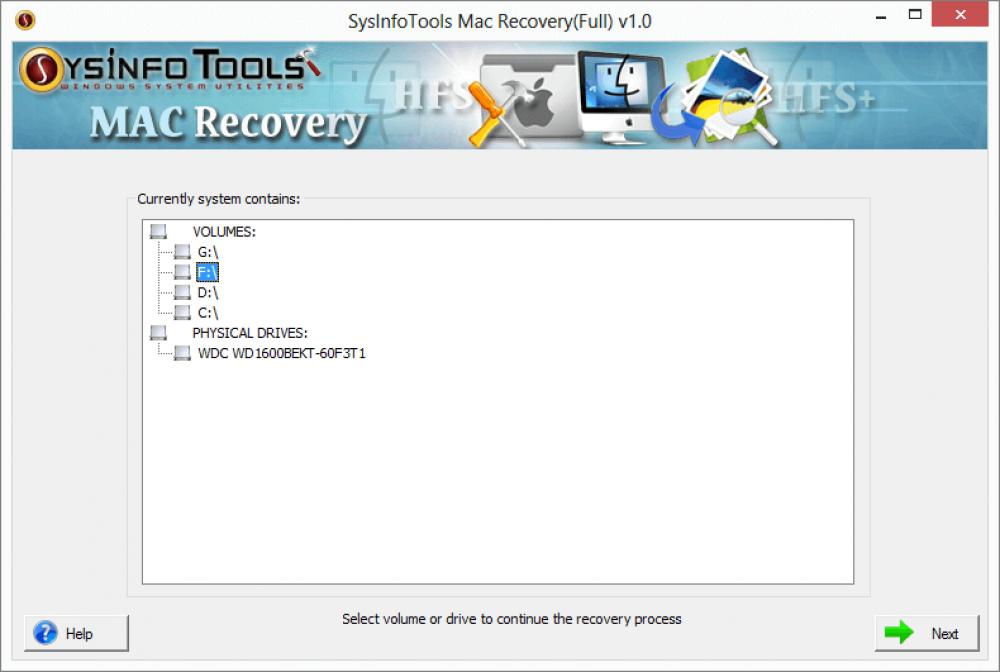 SysInfoTools Mac Data Recovery 1 (Shareware 1.61Mb)