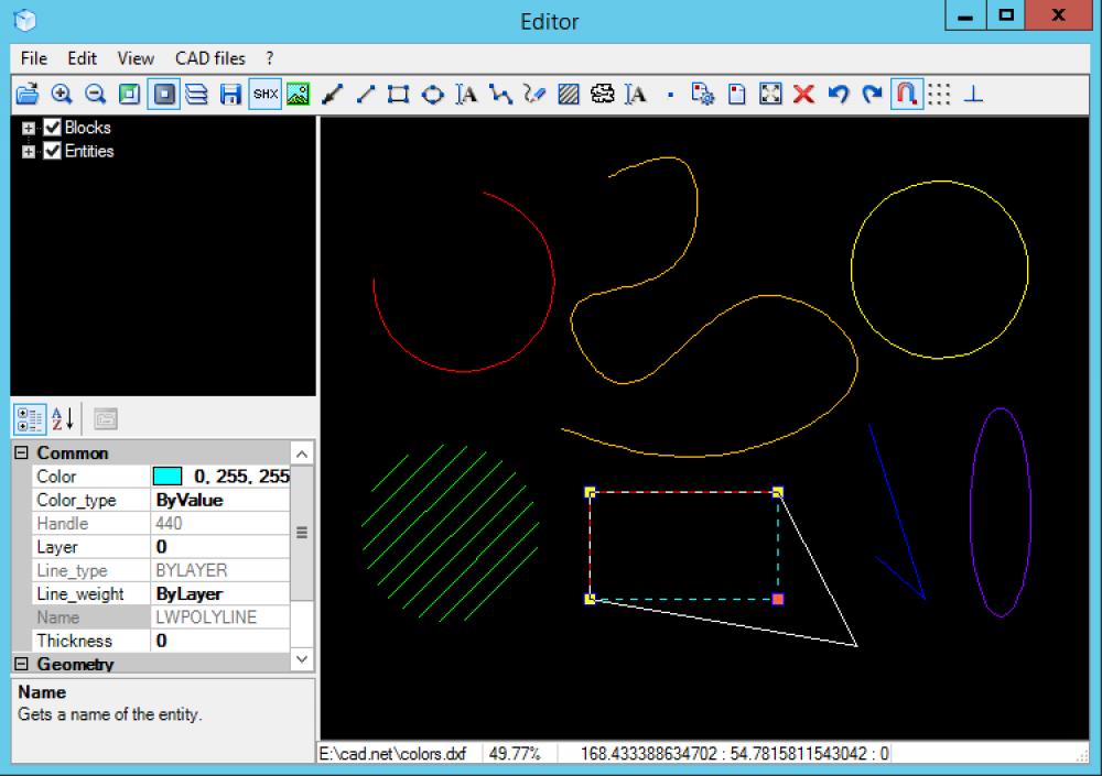 CAD .NET: DWG DXF CGM PLT library for C# 12 (Shareware 28.08Mb)