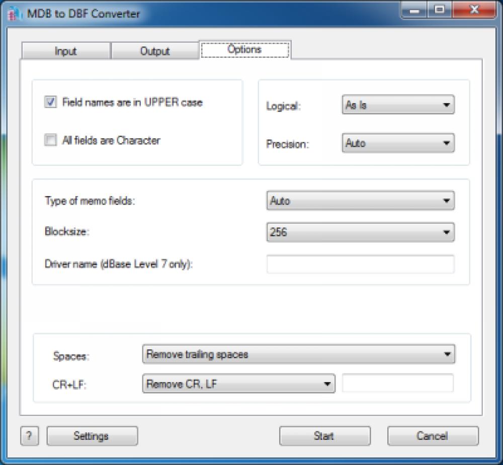 MDB (Access) to DBF Converter 3.30 (Shareware 21.01Mb)